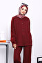 Plum Sequined Tunic Trouser Set - 2