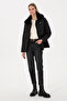 Women's Black Coat 50308797-Vr046 - 4