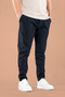 Men's Jogger Pants Elastic Waist Drawstring Cotton Casual Boyfriend Pants - 3