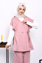 Pudra Vest Set Tunic Pants Triple Set - 3