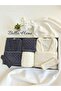 8 Piece Wicker Family Bathrobe Set - Dowry Set - 100% Cotton - Original Luxury Box
