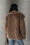 Soft Textured Fur Coat - 7