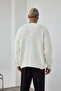 Premium Men's Zippered Ecru Knit Cardigan Ls-62003 - 8