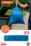 Premium Drawstring Medium Size Garbage Bag 55X60 cm 3X20 Pieces Home Kitchen Business Office Advantageous Economical Package