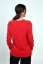 Women's Sleeve Stripe Low-Cut Knitwear Blouse - 4
