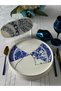 Gino Porcelain Serving Plate Set of 6 - 4