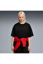 Her Oversized D Women's Black T-Shirt