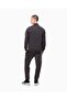 Men's Stand Collar Long Sleeve Regular Waist Tapered Leg Zipper Closure Black1 Tracksuit Set - 2