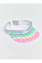 Mixed pop it patterned girl's visor cap hat - 2