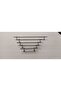 Emi̇r 5 Ad. White Chrome 64 mm Metal Screw Handle Cabinet, Dresser, Unit, Bedside Table, Kitchen Cabinet, Cloakroom - 5