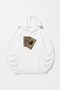 Unisex the Moon Tarot Card Design Printed Hooded Sweatshirt
