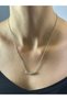 Steel Zircon Stone Women's Necklace 20 cm