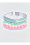 Mixed pop it patterned girl's visor cap hat