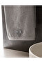 Rosabell 100% Cotton Crochet Face Towel - Gray - 50X70 cm - 2