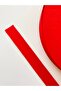 Red Color 3 Meters Width 3 cm Cotton Wallet-Bag Strap, Handle, Column-Narrow Woven Strip - 2