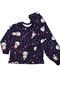 Snowman Candy Cane Snowflake 100% Cotton New Year's Themed Pajamas1Piece - 2