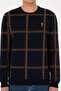 Men's Regular Fit Crew Neck Navy Blue Sweatshirt 50310323-Vr033 - 6