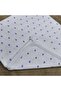 Heart Printed Double Layer Combed Cotton Newborn and Multi-Purpose 100% Cotton Baby Blanket - 5