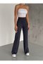 Women's Modal Fabric Loose Legs with Sewn Front and Elastic Waist Casual Pants - 4