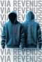 Ufc Printed Unisex 3 Thread K Hooded Zippered Sweatshirt Cardigan