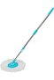 Spin Plastic Mop with 1 Extra Refill (Green or Blue) - 6