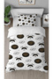 Space Star Moon Planet Patterned Printed Specially Designed Sheetless Style Stylish Single Duvet Cover Set