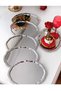 Luxury Oval Set of 6 Stainless Steel Trays for Engagement, Wedding, Presentation, Tea and Decorative Occasions