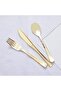 Plastic Silverware Set - Golden (30 pcs) - 4