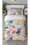 Leaf Patterned Printed Specially Designed Single Modern Colorful Style Stylish Duvet Cover Set Without Sheets