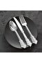 Disposable Plastic Silverware Set – 18pcs (6 Forks, 6 Knives, 6 Spoons) – Silver