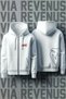 Ufc Front and Back Printed Unisex 3 Thread K Hooded Zippered Sweatshirt Cardigan