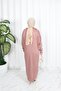 Corded Fabric Zippered Knitwear Dress - 6