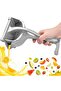 Fruit Juicer Hand Press Instant Orange Presser - Manual Citrus Squeezer (BLACK KING)
