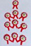 Bookworm Badge 10 Pieces Felt