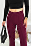 Women's High Waist Flared Leggings – Retro & Urban Style - 6