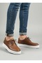 Jy-T12X Arts Lace-Up Leather Men's Casual Sports Classic Shoes Cbt - Tan - 2