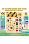 Iabedi Busy Board,Montessori Toys for 1-3 Years Old, Wooden Toddler Toys, Sensory Travel Toys, Ideal Gift for 1+ Year Old Boys (Busy Board Plus V2) - 2