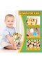 Iabedi Busy Board,Montessori Toys for 1-3 Years Old, Wooden Toddler Toys, Sensory Travel Toys, Ideal Gift for 1+ Year Old Boys (Busy Board Plus V2) - 5