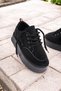 Thick Sole Lace-Up Star Detailed Women's Winter Sneaker Sports Shoes - 4