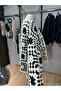 Motif Figürlü Örme Etnik S XL Is a Standard Size Compatible with the Size Modern Cardigan - 7