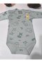 Girl Boy Child Baby Long Sleeve Snap Fastener Bodysuit-Badi 100% Cotton 1-2-3-4-5-6 Years Old - 3