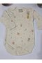Girl Boy Child Baby Long Sleeve Snap Fastener Bodysuit-Badi 100% Organic Cotton 1-2-3-4-5-6 Years Old - 4