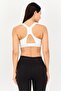 Women Lightly Padded Training Sports Bra, White - 4