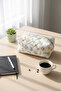 Quilted Makeup Bag – Soft Textured & Large Capacity Travel Organizer - 6
