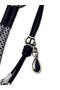 Cordelle Paracord & Suede Cord Gold and Silver Plated Special Design Bag Charm Keychain - 8