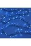 LED Light String with 100 Cool White Bulbs, Green Cable, Programs, 7.95 m
