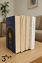 Metal Book Holder Set of 2 – Non-Slip Desktop Book Support – Decorative Library Organizer - 3