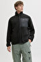 Jjalpes Teddy Jacket Aw25 – Soft Plush Fabric, Warm, Zippered Men's Coat