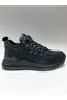 Genuine Leather Balloon Sole Black Laceless Wide Fit Winter Men's Shoes