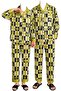 Matching Couple Pajamas Button Up Set 2 Pieces Sleepwear Ins Style MG14